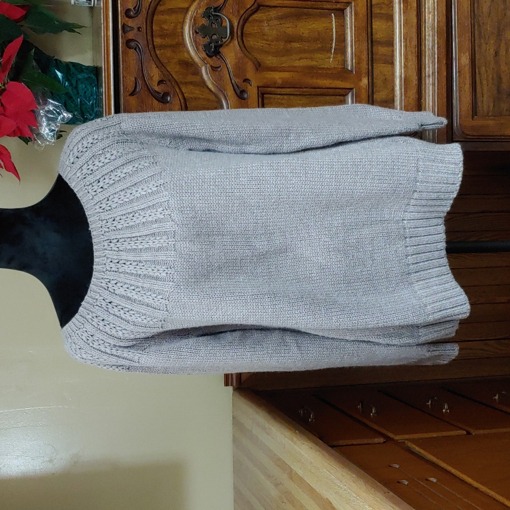 Daisy Fuentes Brown\Beige Woven Sweater 1X